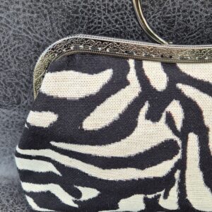 AMANDA torebka vintage – zebra black&white