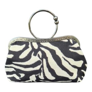 AMANDA torebka vintage – zebra black&white
