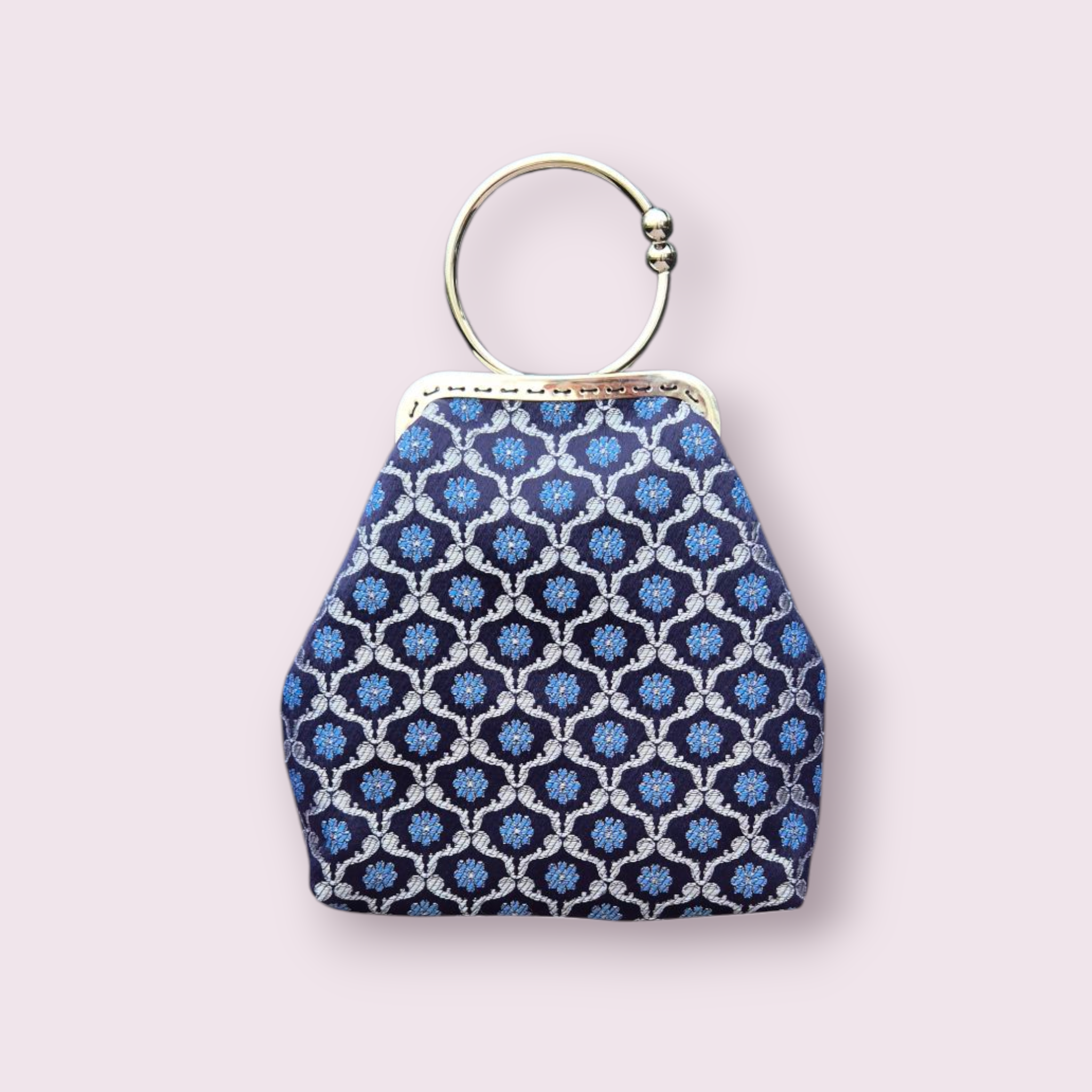 IZABELLA - torebka retro granatowa elegantka