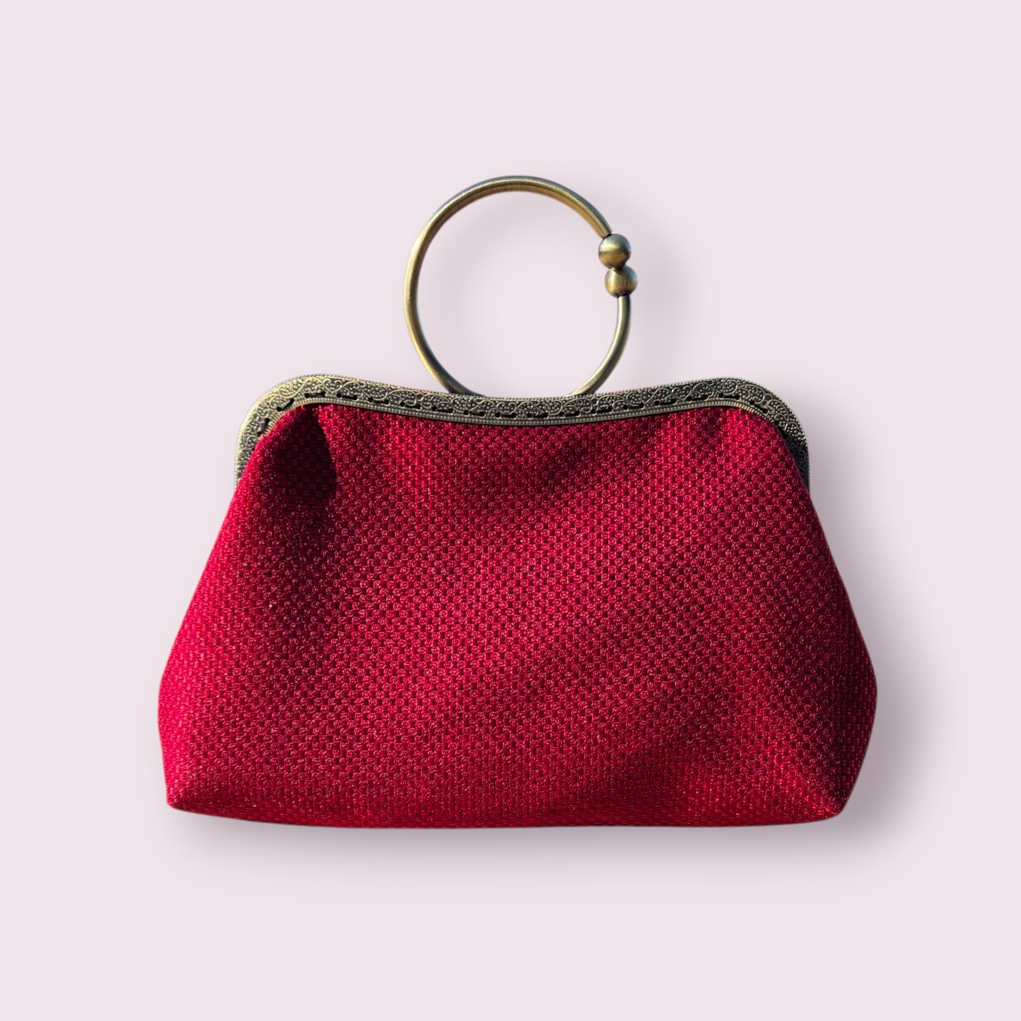 AMANDA - torebka retro krwista czerwień