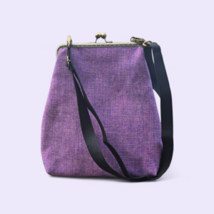 VIKI średnia torebka handmade  fioletowa