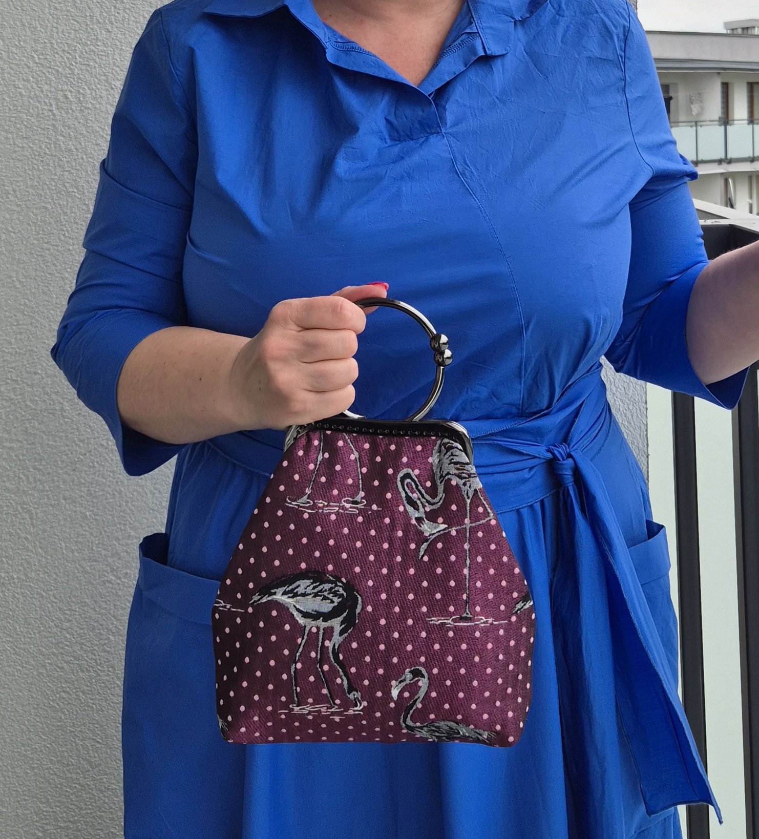 IZABELLA- torebka retro flamingi - obrazek 10